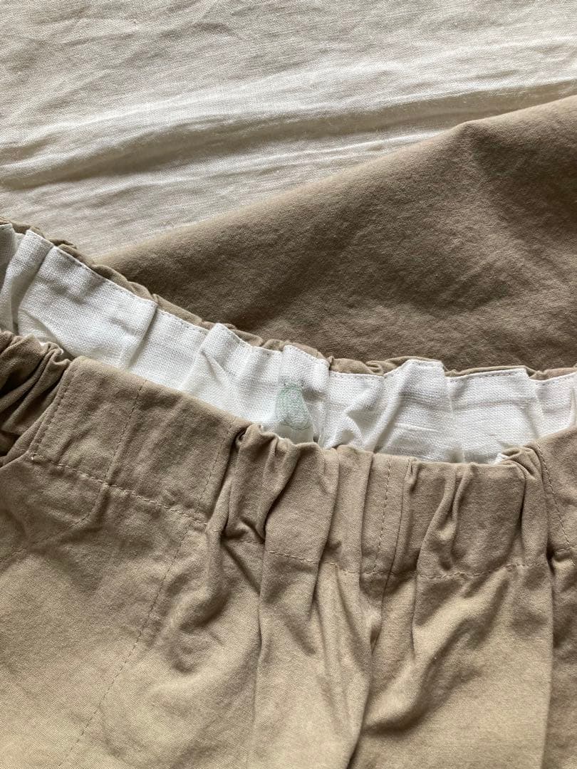 和穏【新品】ヤンマ産業 ポプリンコットン ダボダボパンツ プラス10㎝丈