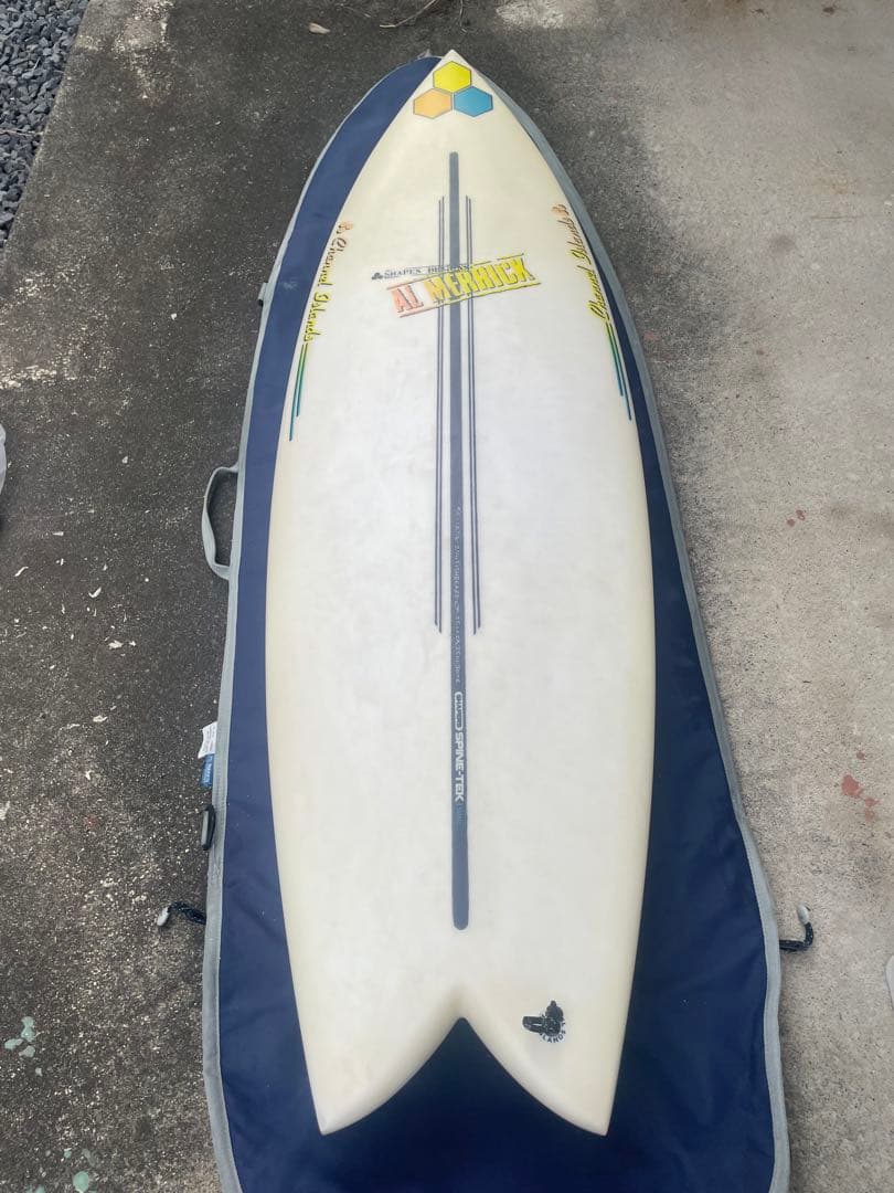 瀬永　　アルメリック FISHBEARD スパインテックサーフボード