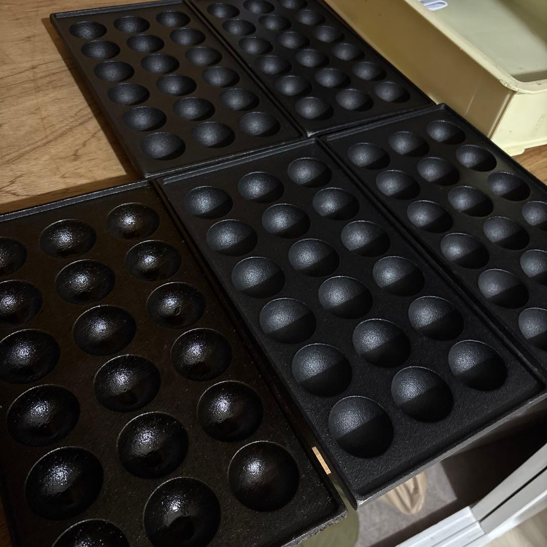 鋳鉄製 18穴 たこ焼きプレート　下野金属