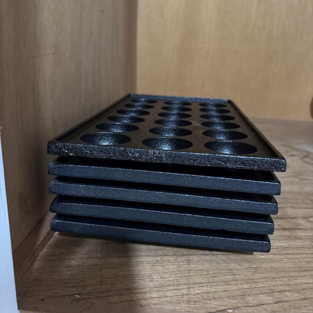 鋳鉄製 18穴 たこ焼きプレート　下野金属