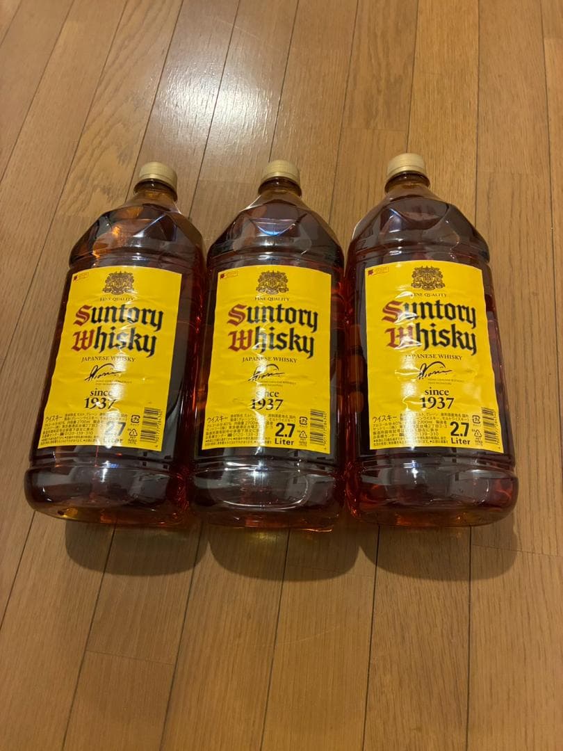サントリーウイスキー角瓶 40度 2.7L 3本