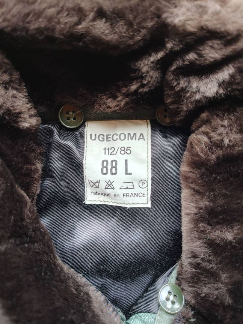 90s　フランス空軍　実物　未使用　フライトジャケット　88L　襟ボア付き