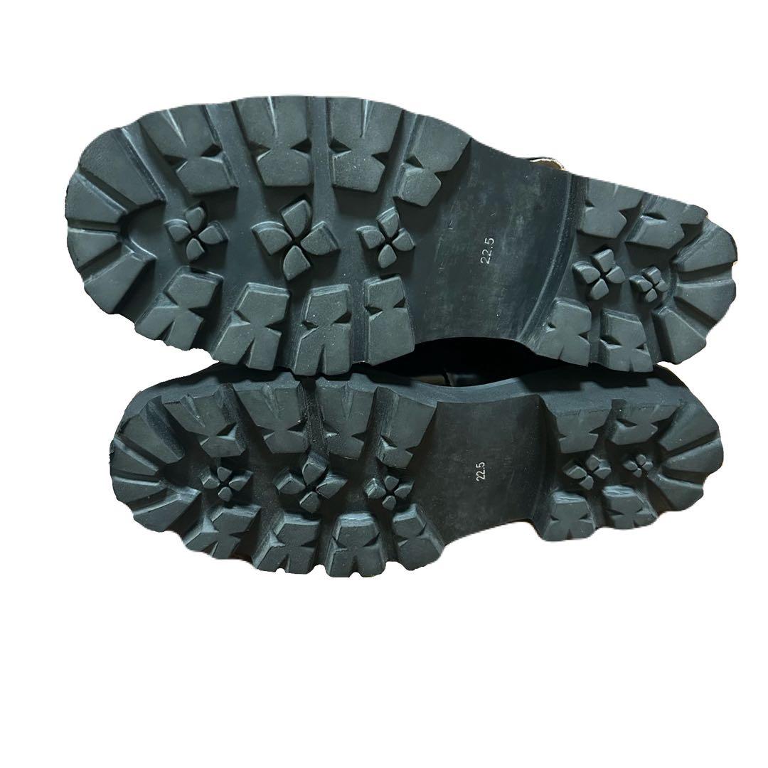 最終値下げ！美品！北欧暮らしの道具店　Tストラップシューズ　ブラック 22.5