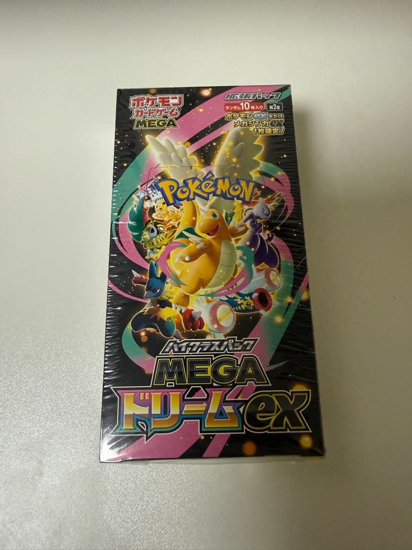 シュリンク付きポケモンカードゲーム MEGA ドリームEX 1box