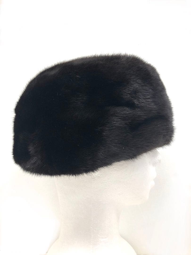 M05/048 SAPPORO mutoh ミンク ファー帽子 トーク帽