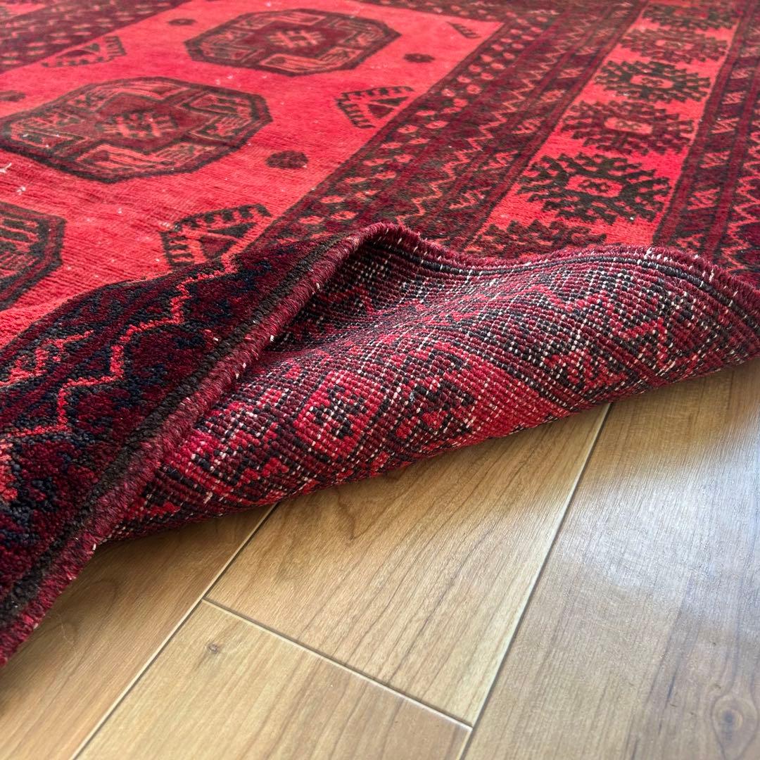 【1980's vintage】トルクメン族 アフガンラグ