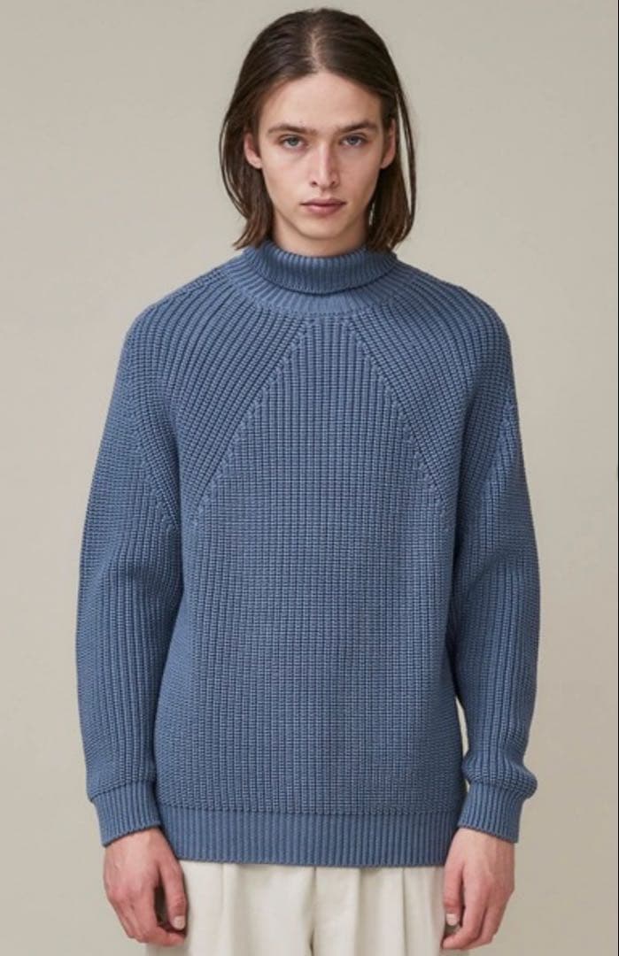 【BATONER】美品シグネチャータートルネックSIGNATURE TURTLE