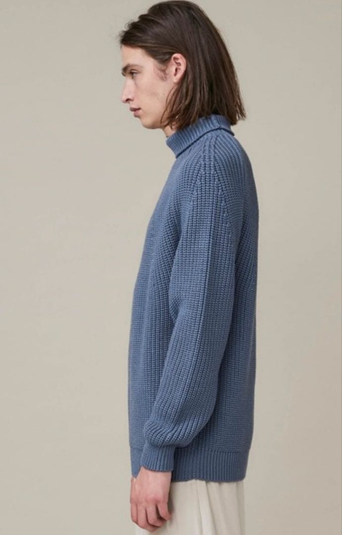 【BATONER】美品シグネチャータートルネックSIGNATURE TURTLE