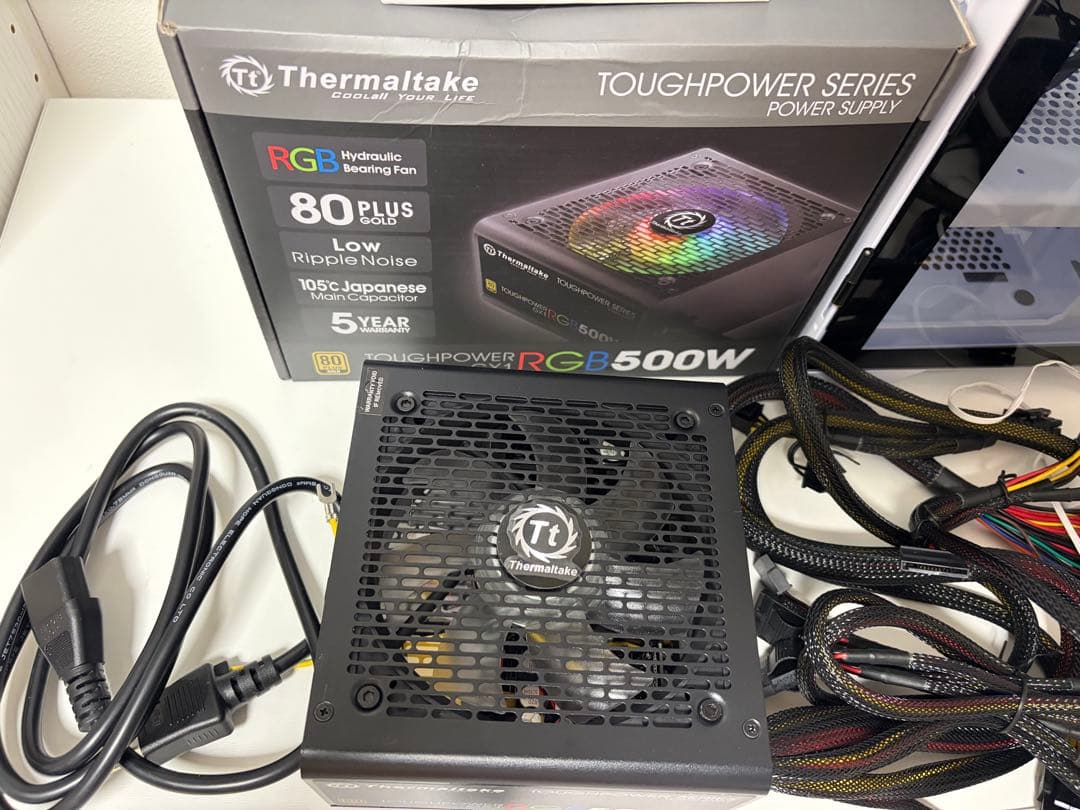 自作用　PCケース、電源、ケーブル、ファンのセット