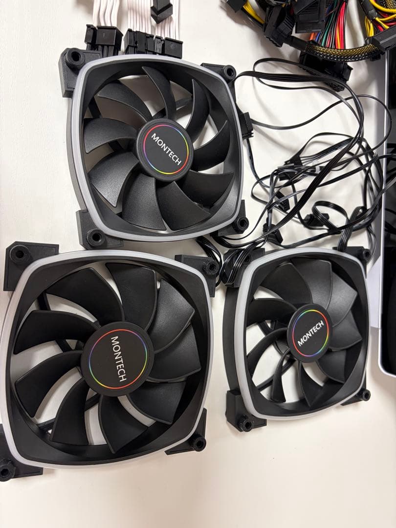 自作用　PCケース、電源、ケーブル、ファンのセット