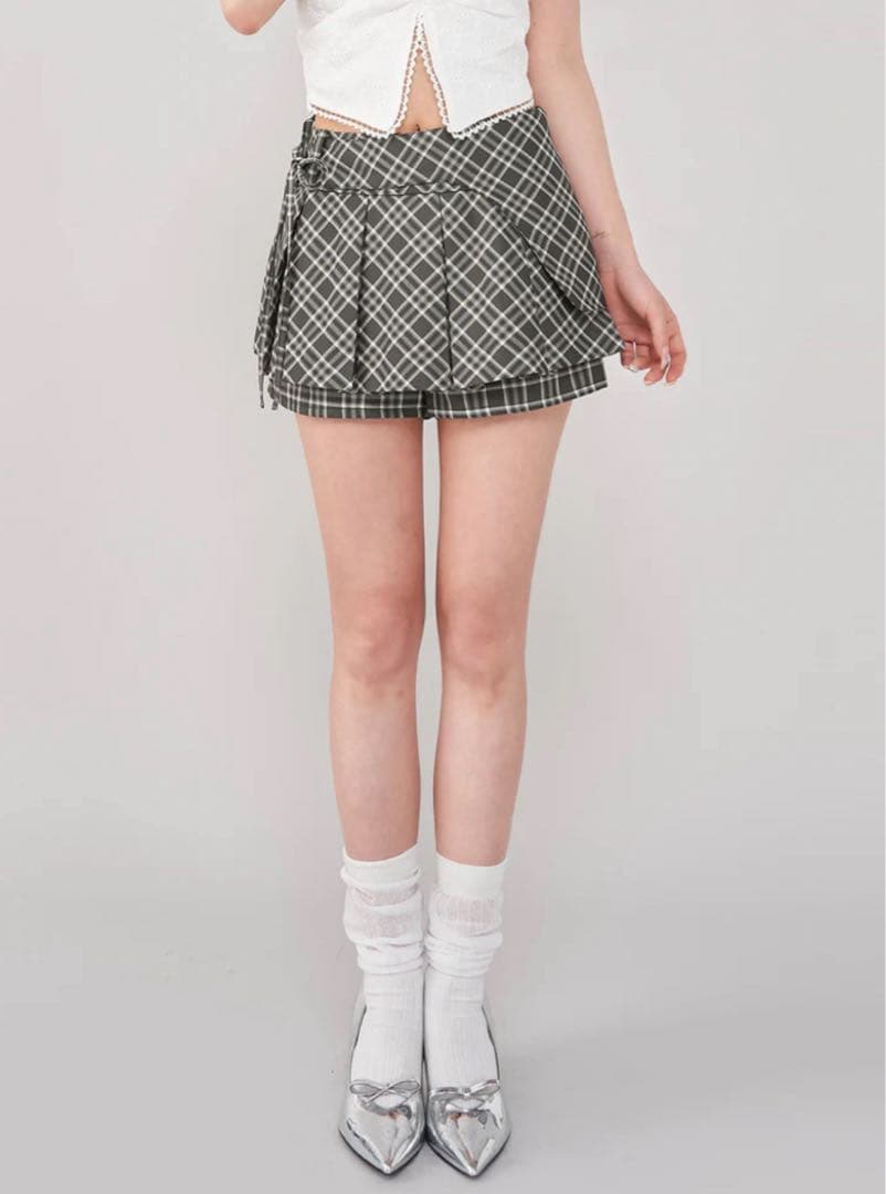 Darich♡新品チェックスカートライクショートパンツ【Ｓ】