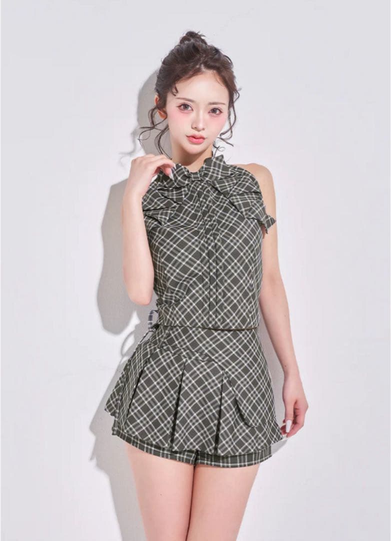 Darich♡新品チェックスカートライクショートパンツ【Ｓ】