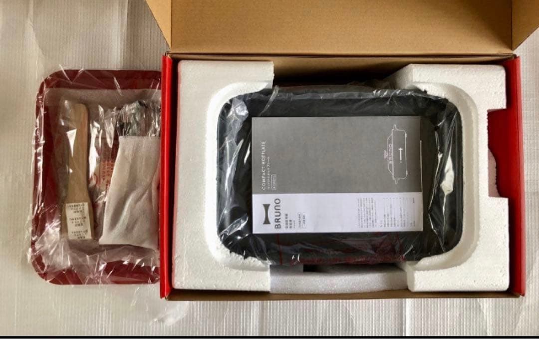 【期間限定価格】BRUNOコンパクトホットプレートBOE021-RD 新品未使用