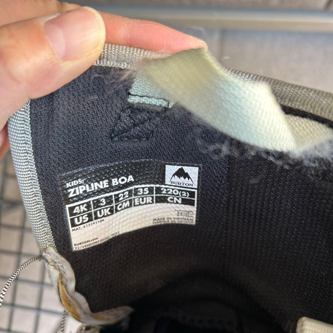 BURTON ZIPLINE BOA 22cm スノーボードブーツ