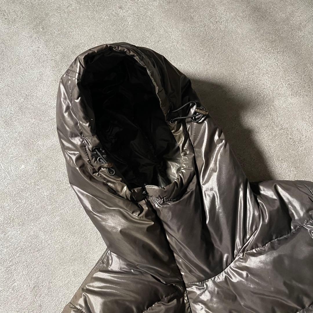 90s agnes b. ダウンジャケット 変形ジップ 鬼フェード ダウンベスト