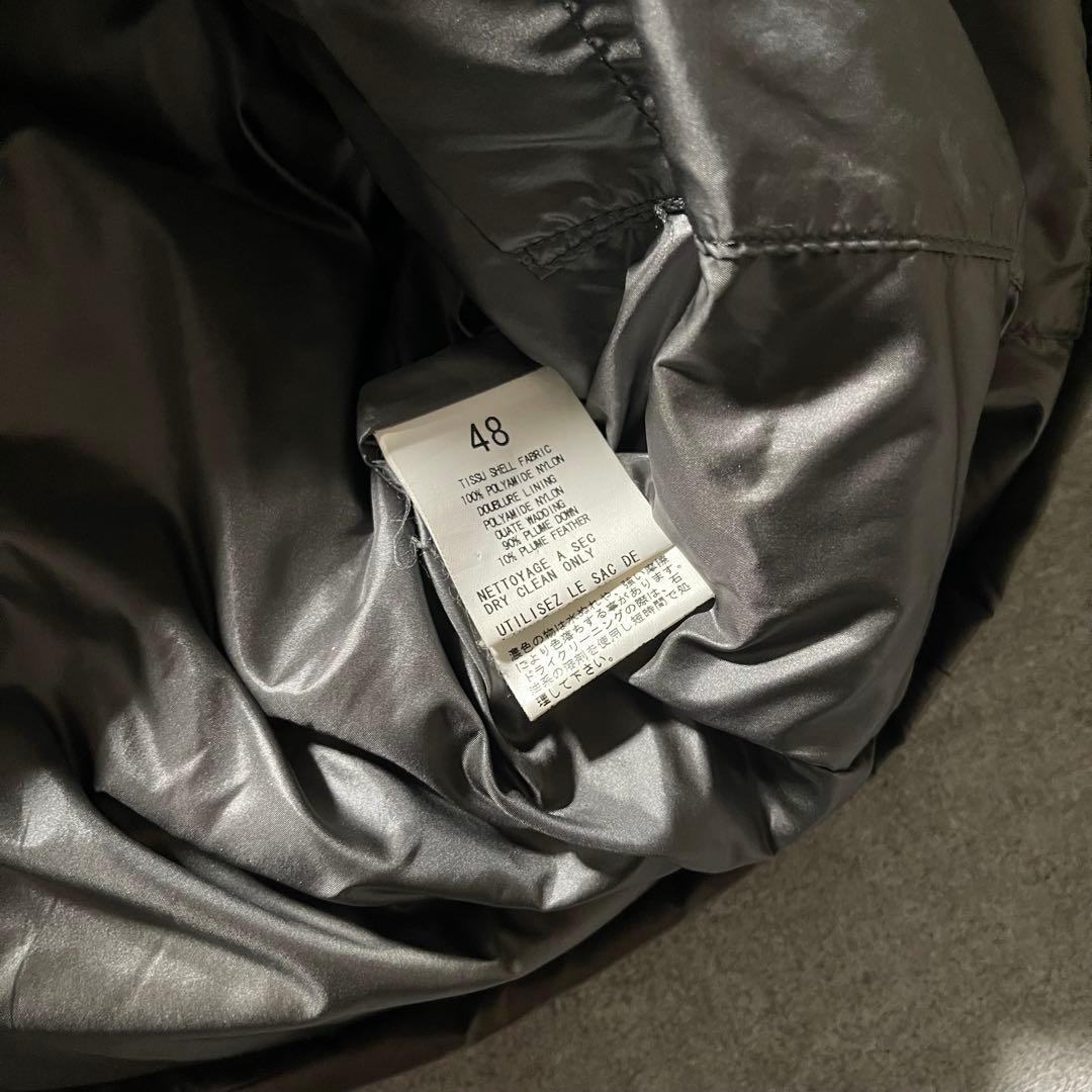 90s agnes b. ダウンジャケット 変形ジップ 鬼フェード ダウンベスト