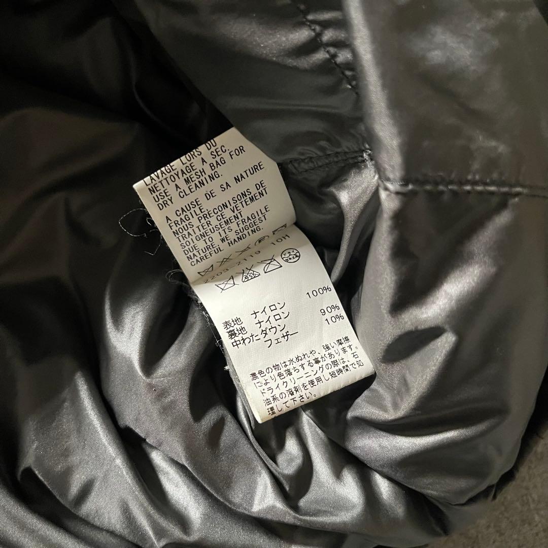 90s agnes b. ダウンジャケット 変形ジップ 鬼フェード ダウンベスト