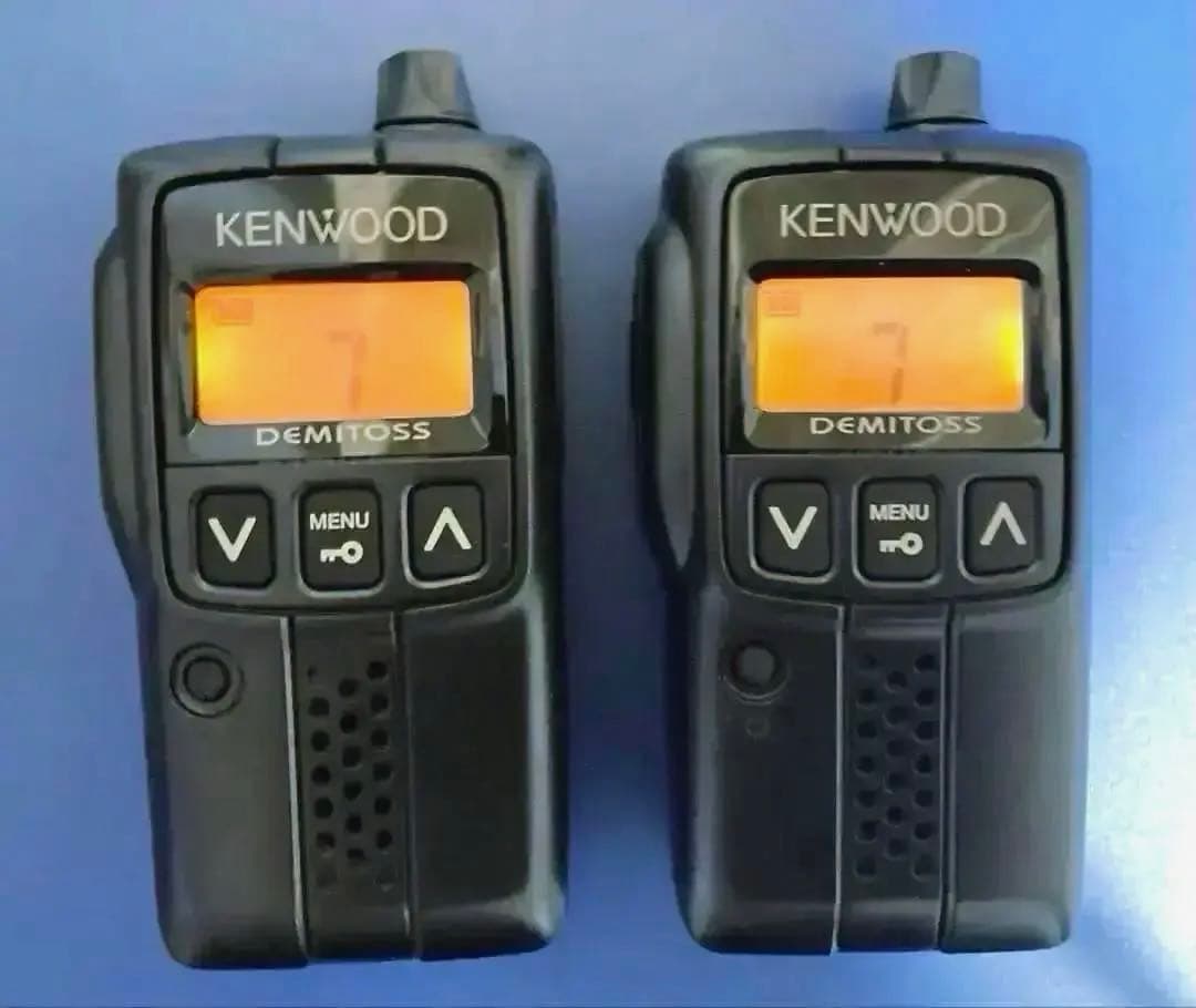 KENWOOD トランシ－バ－ ✴︎新品未使用✴︎UBZ-EA20R 2台(完動品)