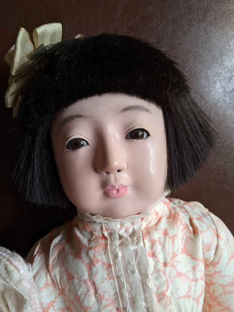 さこ　昭和初期市松人形可愛いお嬢様　検)ビスクドール・アンティークドール