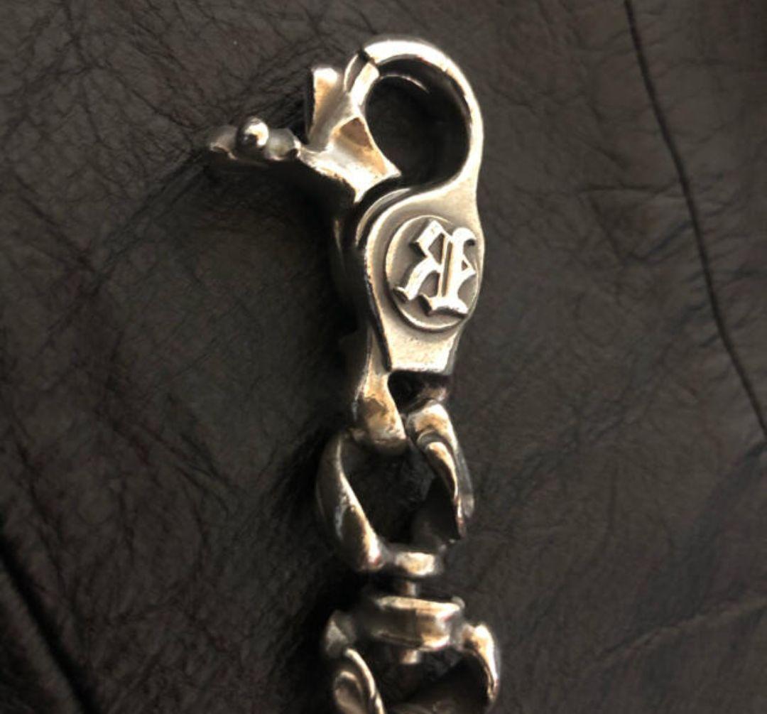 レブル定価18万程シルバー925ツイストチェーン ウォレットチェーン