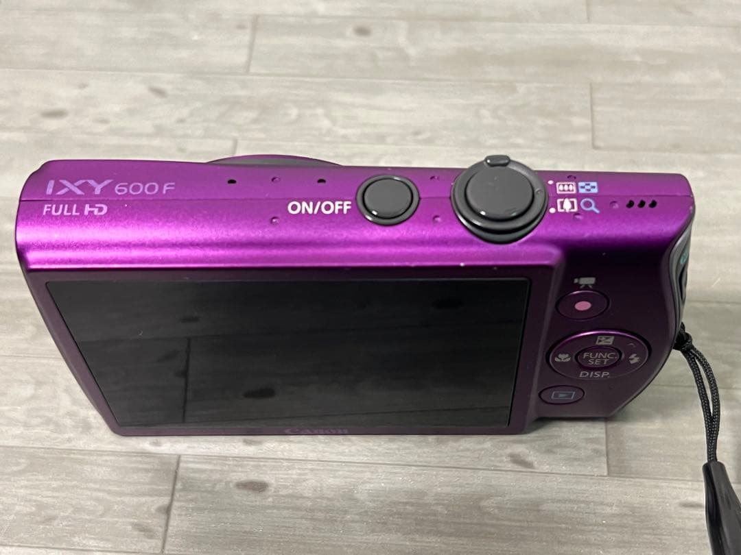 【良品】Canon IXY 600 F デジタルカメラ(パープル)【純正ケース】