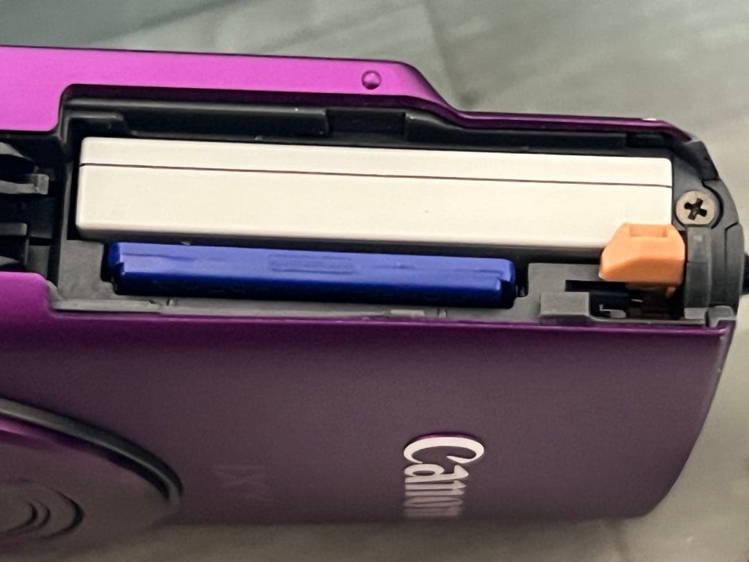 【良品】Canon IXY 600 F デジタルカメラ(パープル)【純正ケース】