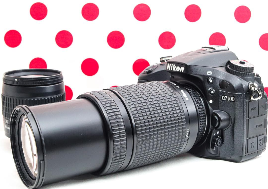 Nikon ニコン D7100❤ダブルレンズ❤スマホ転送❤初心者セット＆高速連射