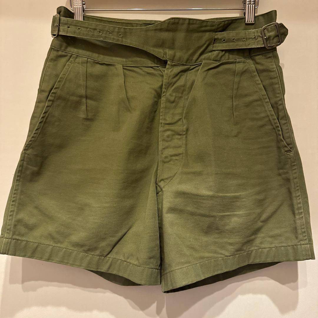 1966 イギリス軍 Drill Khaki グルカショーツ ヴィンテージ