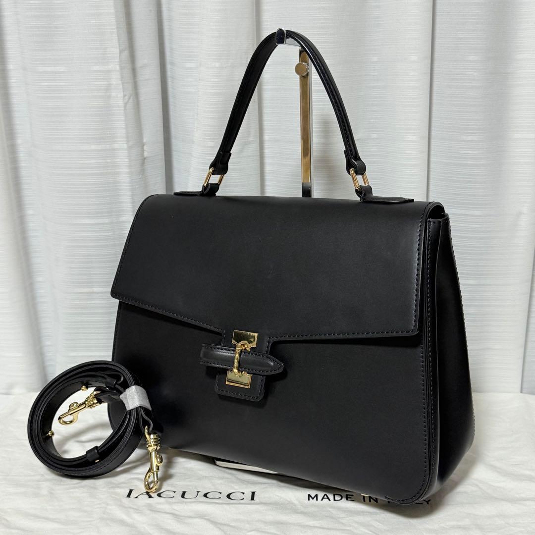 ⭐️未使用品⭐️　イアクッチ　ムーサ SD RUGA　2way　ハンドバッグ　黒