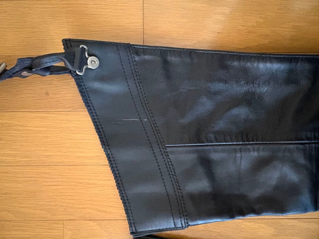 KADOYA ブラック レザー チャップス Mサイズ