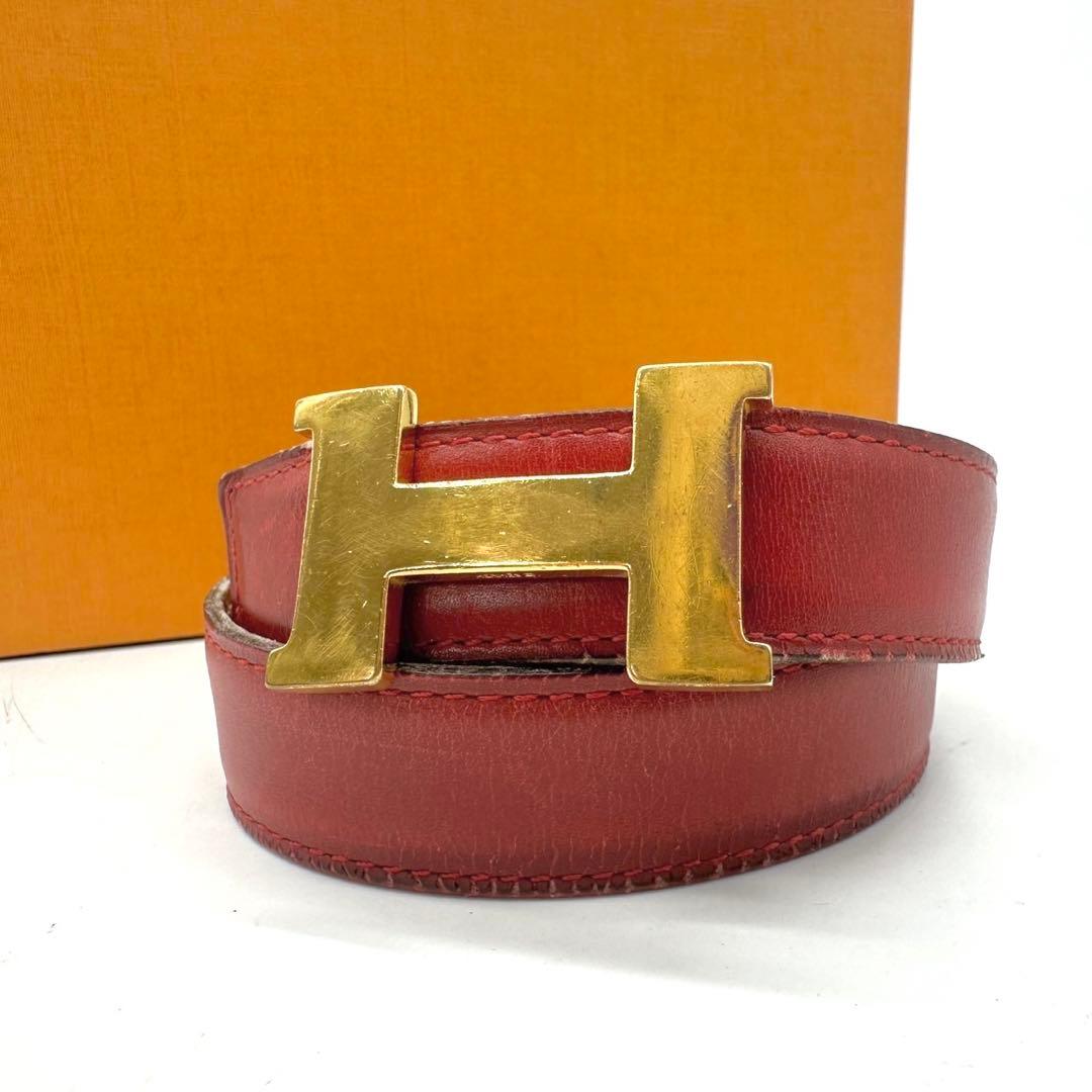人気✨エルメス ベルト コンスタンス H金具 ゴールド B刻印
