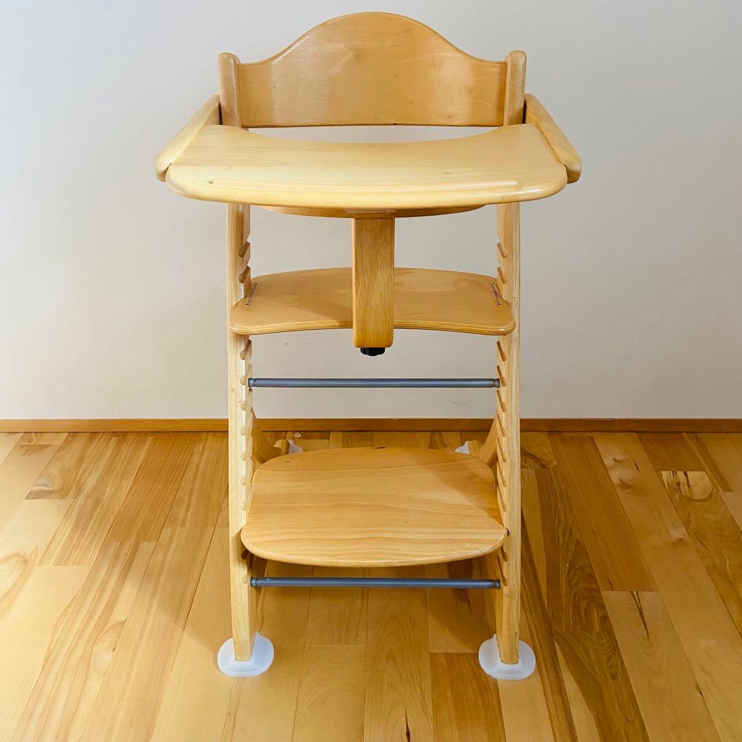 極美品 大和屋 ヤマトヤ すくすく スリムフィット チェア テーブル＆ガード付