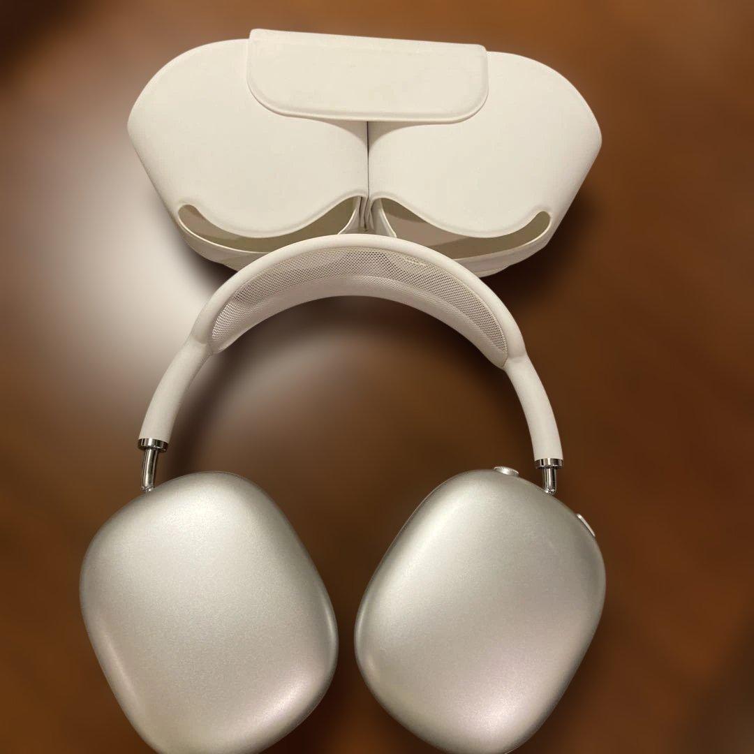 AirPods MAX シルバー ワイヤレスヘッドホン　 本体 ケース付き箱無し