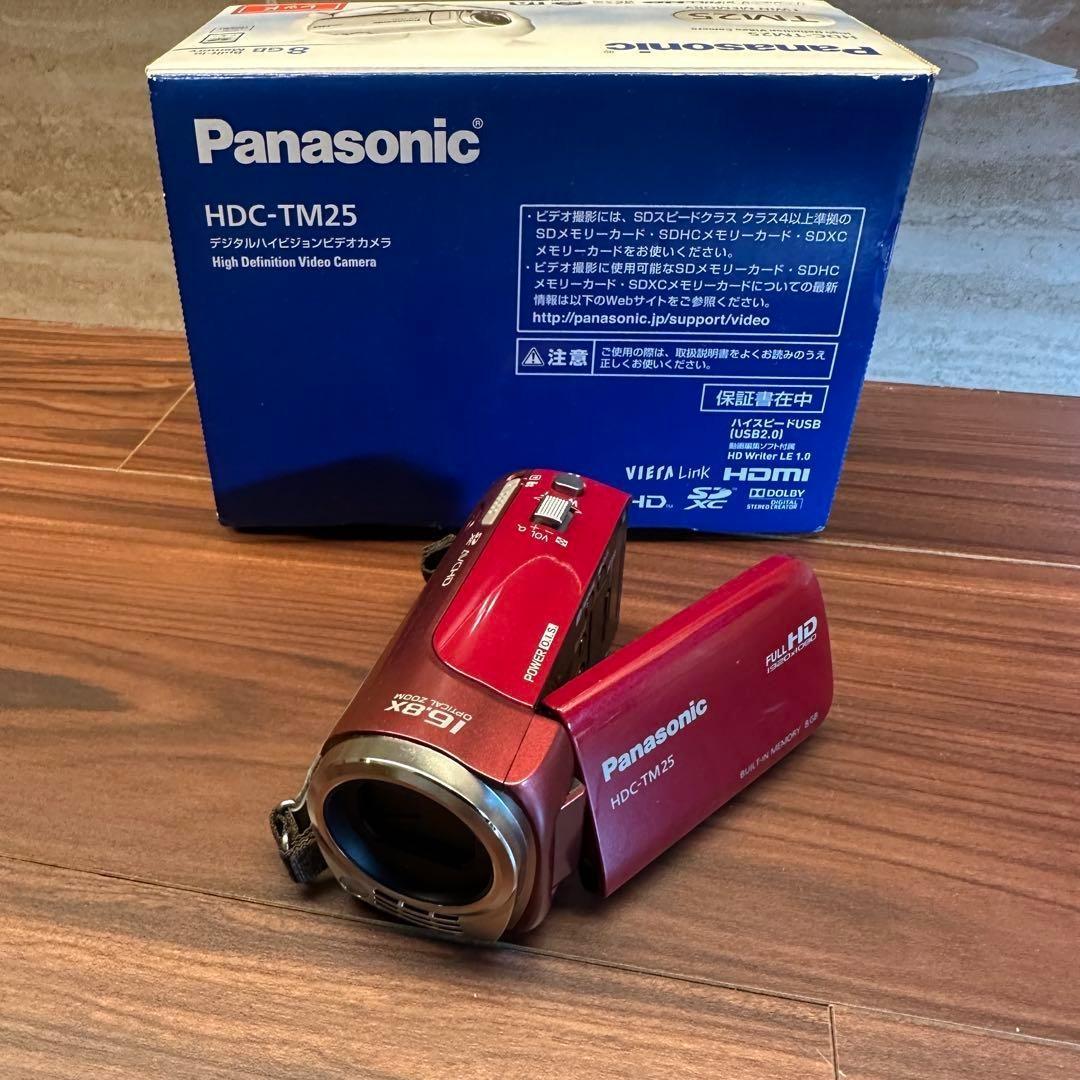 Panasonic HDC-TM25-S ビデオカメラ 2402
