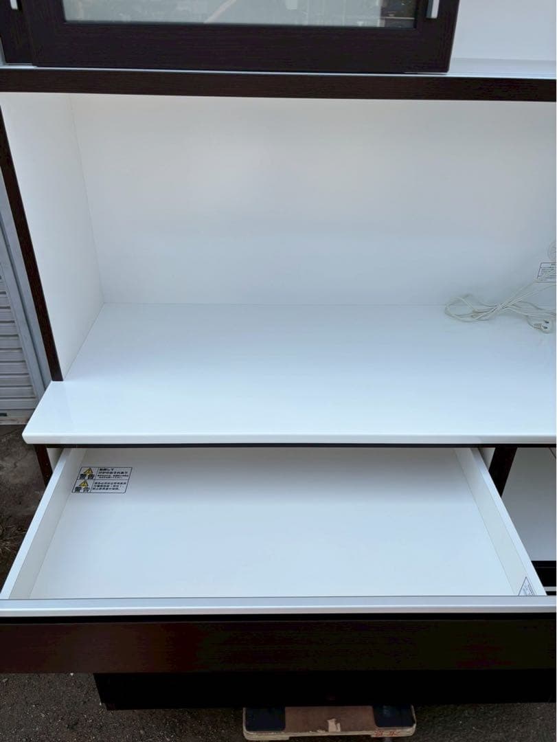 ニトリ 食器棚 レンジボード キッチンボード レジューム 幅120