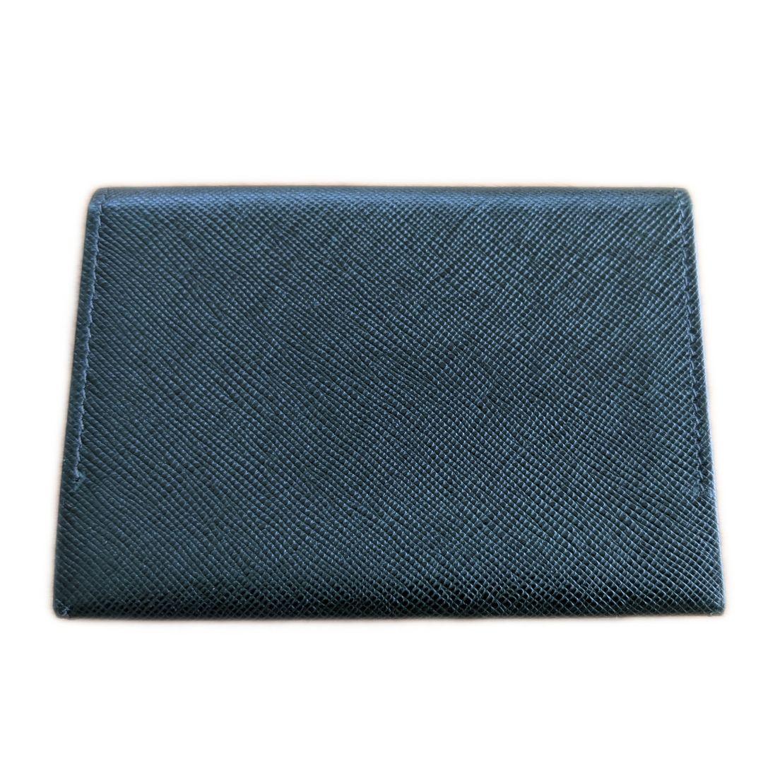 【未使用】BURBERRY ダークグリーン 名刺入れ カードケース