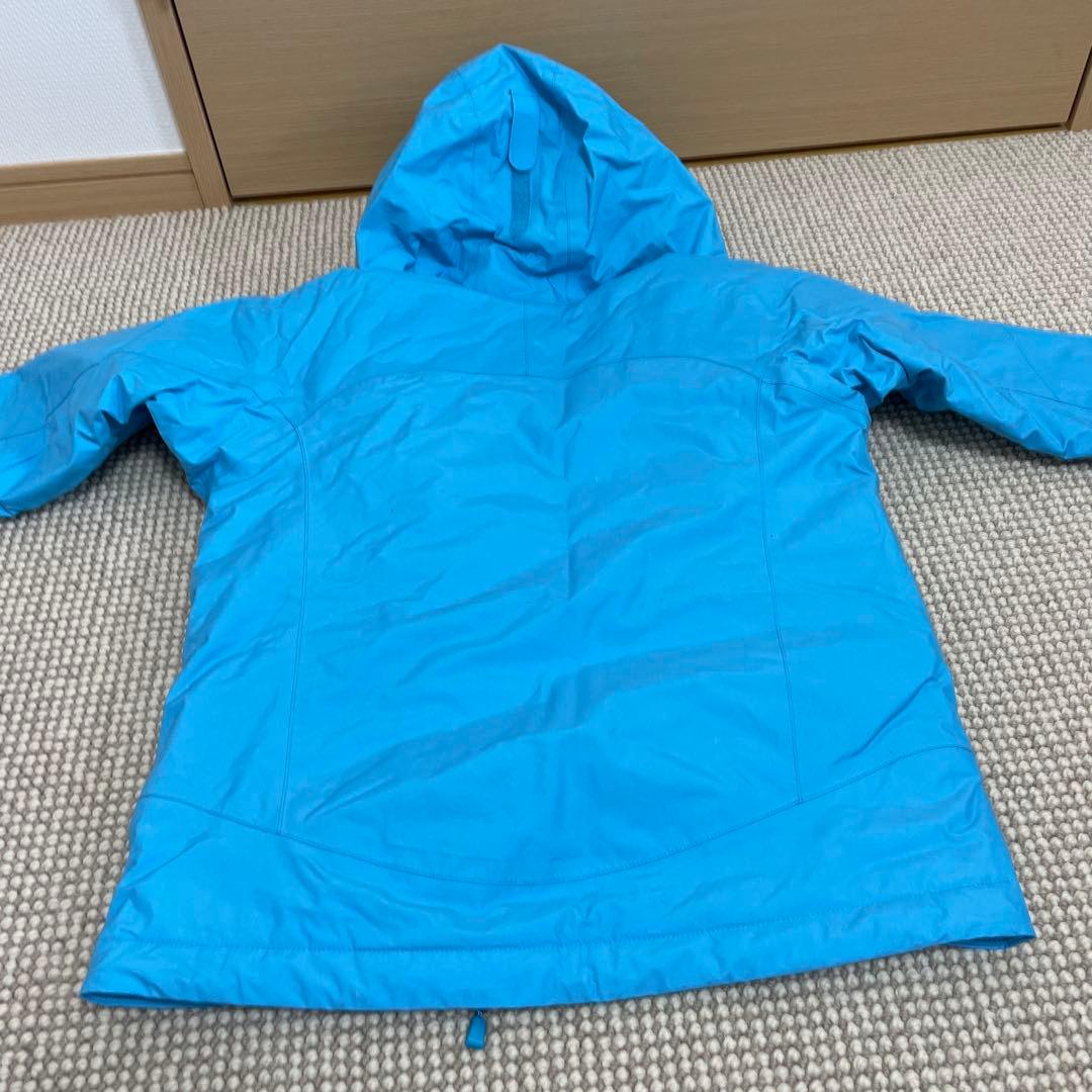 美品 モンベル 子供用 スキーウェア セット　上130 下140記名なし