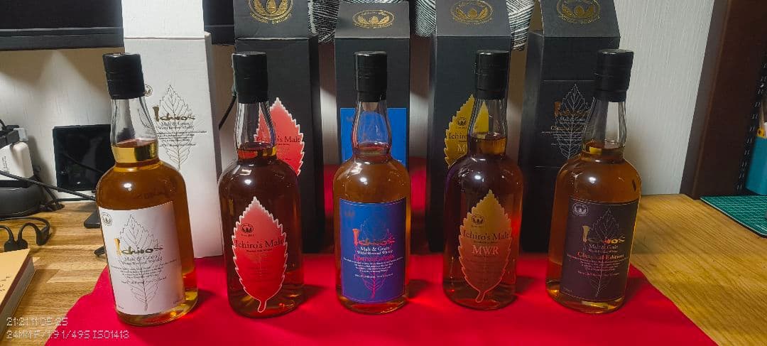 イチローズモルト ウイスキー 　5本セット