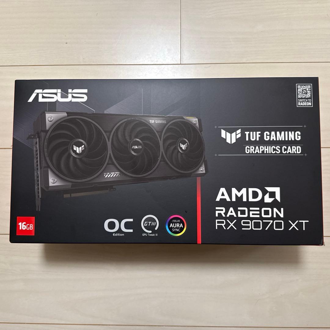グラフィックボード・グラボ・ビデオカード ASUS TUF-RX9070XT-O16G-GAMING