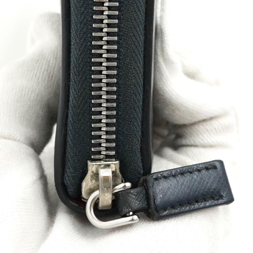 ✨極美品・希少デザイン✨　プラダ　長財布　カナパ　サフィアーノレザー　バイカラー