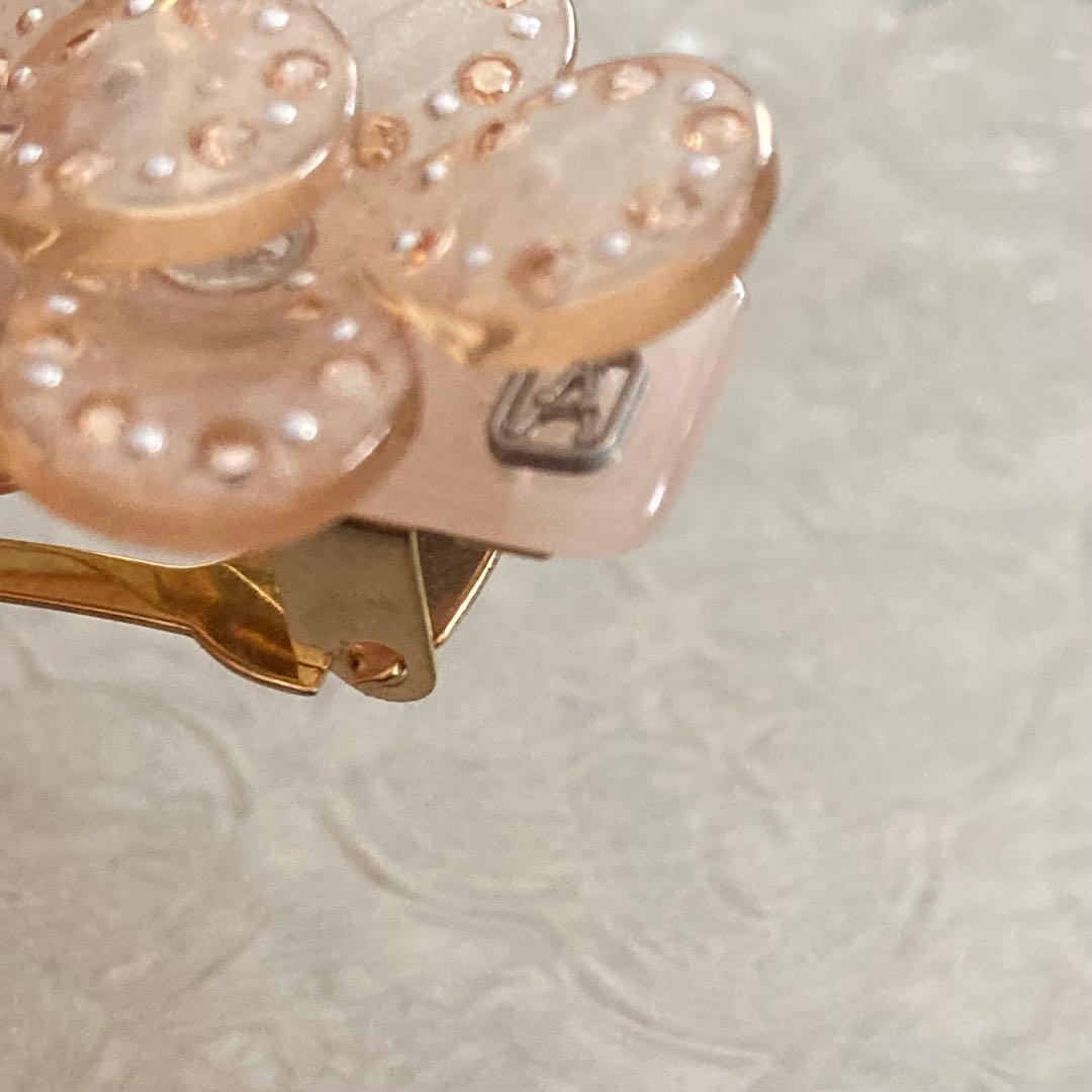 ALEXANDRE PARIS クリアフラワー バレッタ