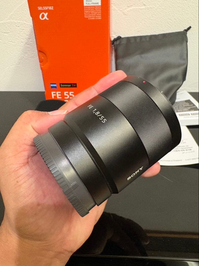 【美品】ソニー Sonnar T* FE 55mm F1.8 ZA