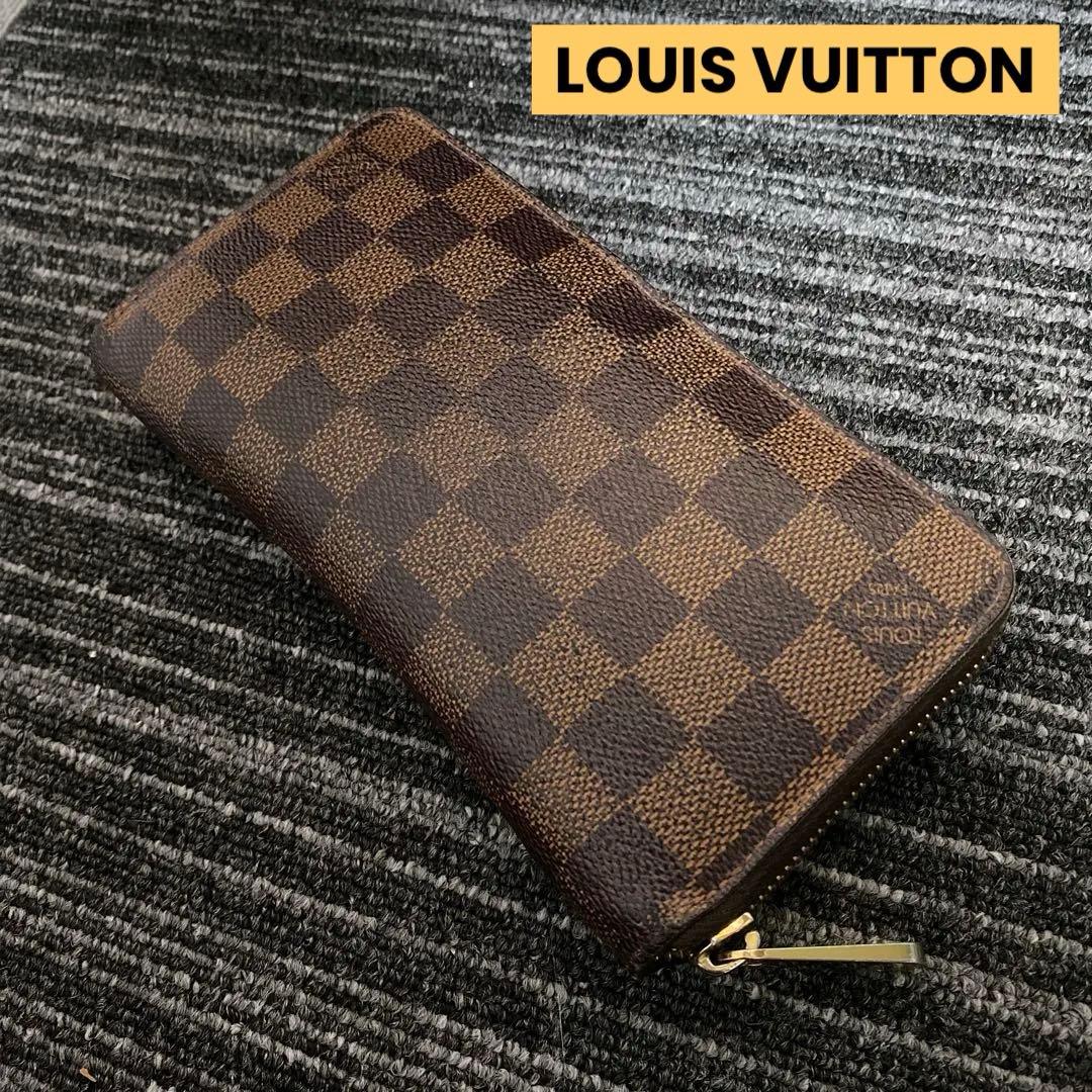 【安価！良品】LOUIS VUITTON ダミエ　ジッピーウォレット