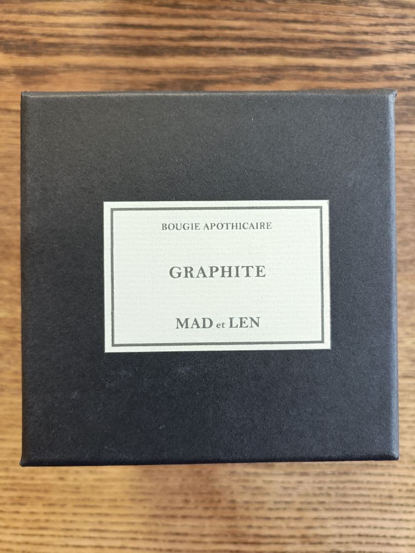 新品 MAD et LEN マドエレン キャンドル GRAPHITE