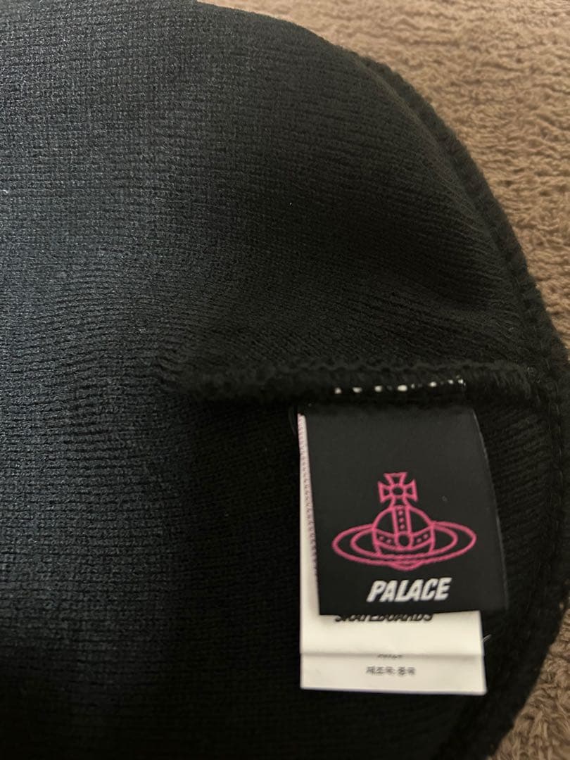 Palace Vivienne Westwood ニット帽 ブラック
