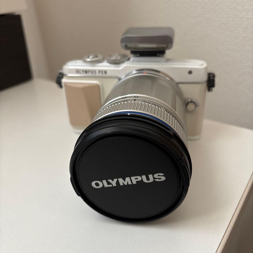 OLYMPUS PEN E-PL7ミラーレス一眼　望遠レンズ付き