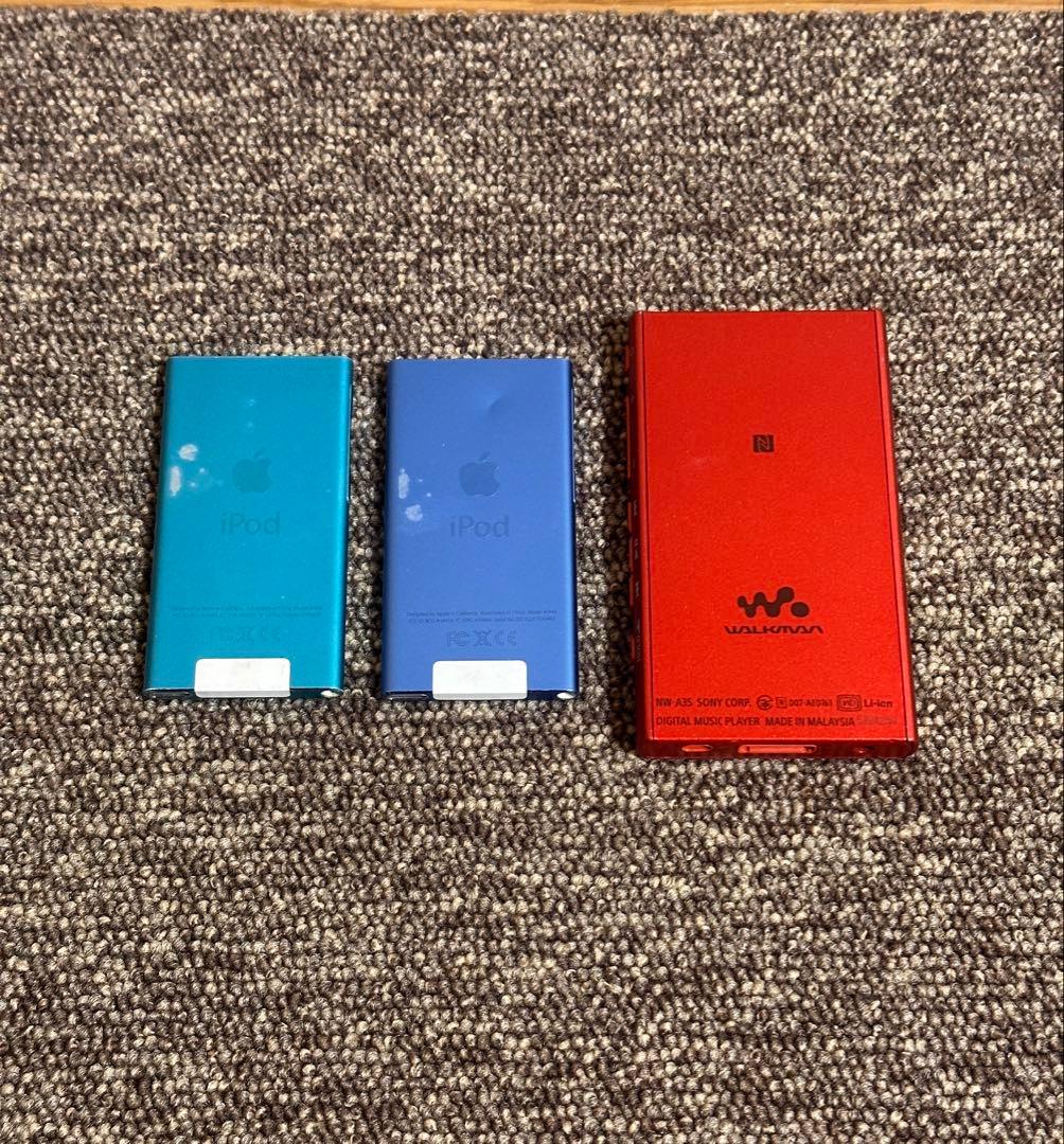 ウォークマン NW-A35／IPOD A1446 2台　ジャンク　まとめ