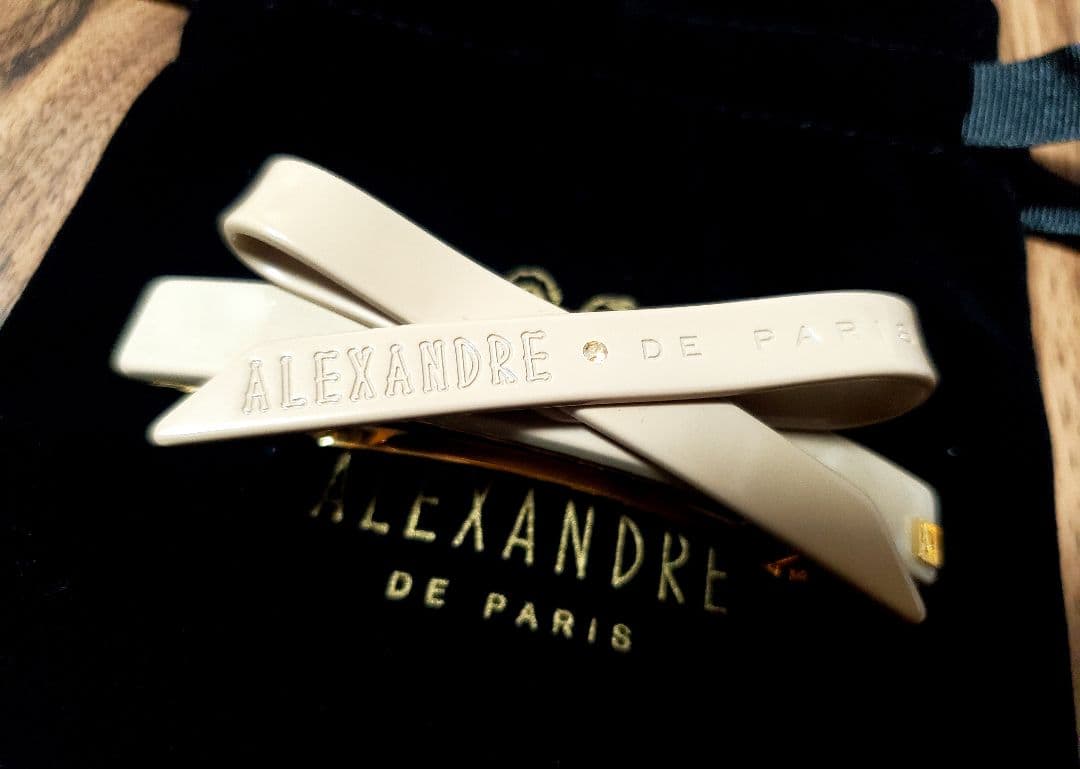 アレクサンドル ドゥ パリ バレッタ 8.5㎝×3㎝