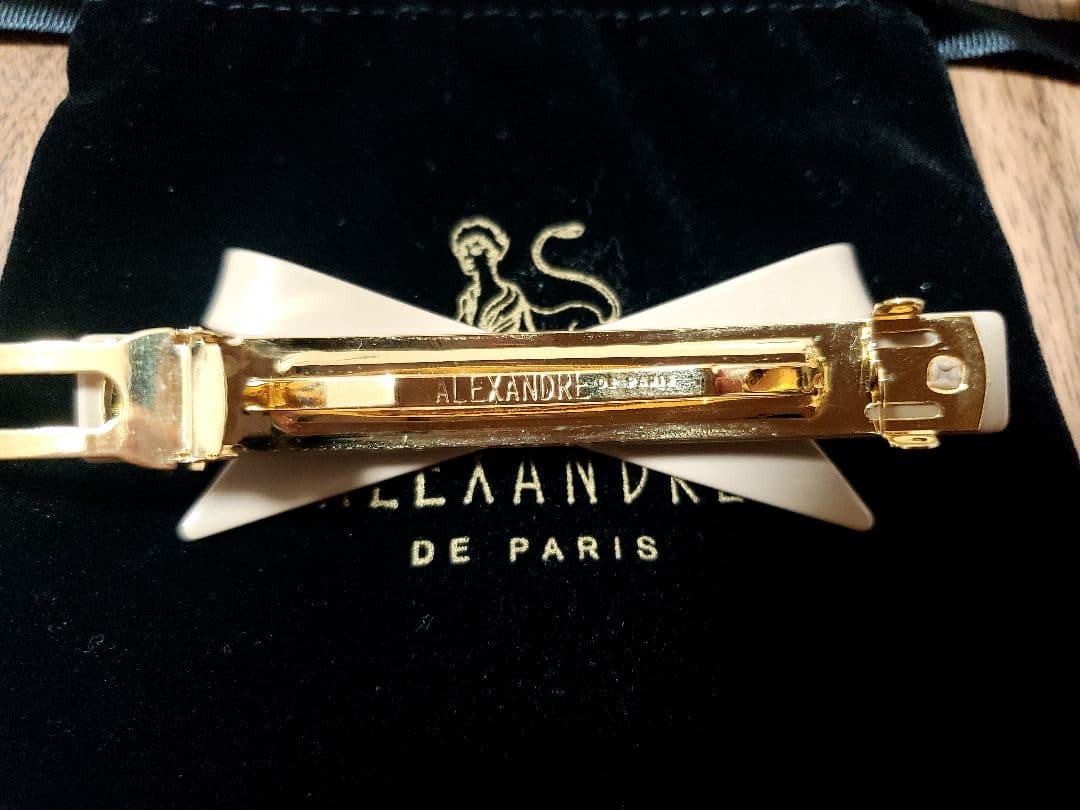 アレクサンドル ドゥ パリ バレッタ 8.5㎝×3㎝