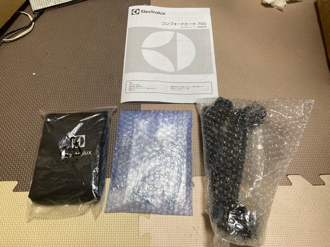 オイルヒーター(昨年後半に購入、使用2回、ほぼ未使用)